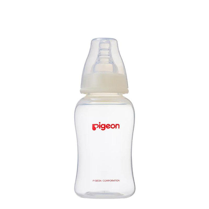 Pigeon Strea Plastic Bottle Slim Neck - Plain - Zrafh.com - Your Destination for Baby & Mother Needs in Saudi Arabia