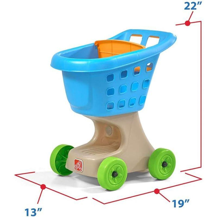 Step2 Lil Helpers Shopping Cart - Blue - Zrafh.com - Your Destination for Baby & Mother Needs in Saudi Arabia