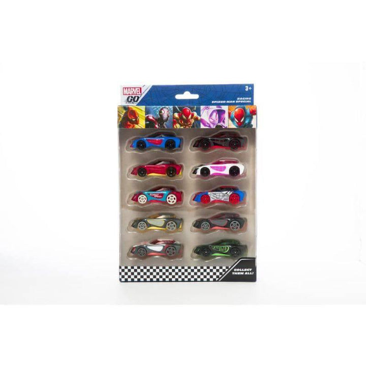 Marvel GO Racing W4 10Pack - 7 cm - ZRAFH