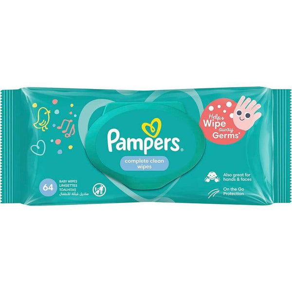 Pampers Complete Clean Baby Wipes - 64 Wipes - ZRAFH