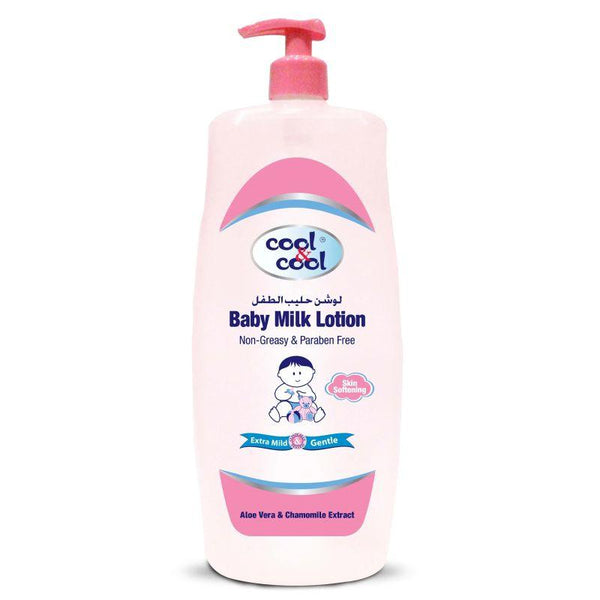 Cool & Cool Baby Milk Lotion - 1L - Zrafh.com - Your Destination for Baby & Mother Needs in Saudi Arabia