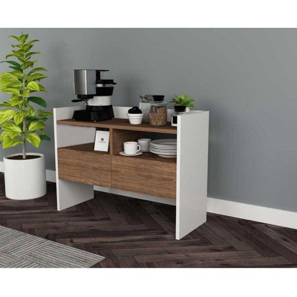 Elegant White Coffee Corner By Alhome - Zrafh.com - Your Destination for Baby & Mother Needs in Saudi Arabia