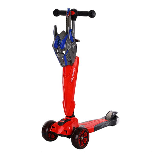 Dreeba 3 Wheel Kick Scooter with Sword and Mask for Kids - Zrafh.com - Your Destination for Baby & Mother Needs in Saudi Arabia