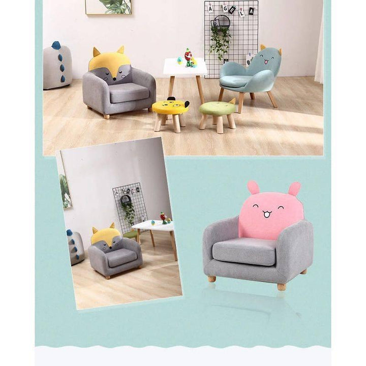 Children Furniture Wooden Sofa 54x49x58 cm By Baby Love - 33-003C-GREEN - ZRAFH