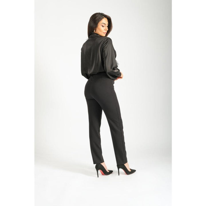 Londonella Women's Classic High-waisted Skinny Pants - Black - 100236 - Zrafh.com - Your Destination for Baby & Mother Needs in Saudi Arabia