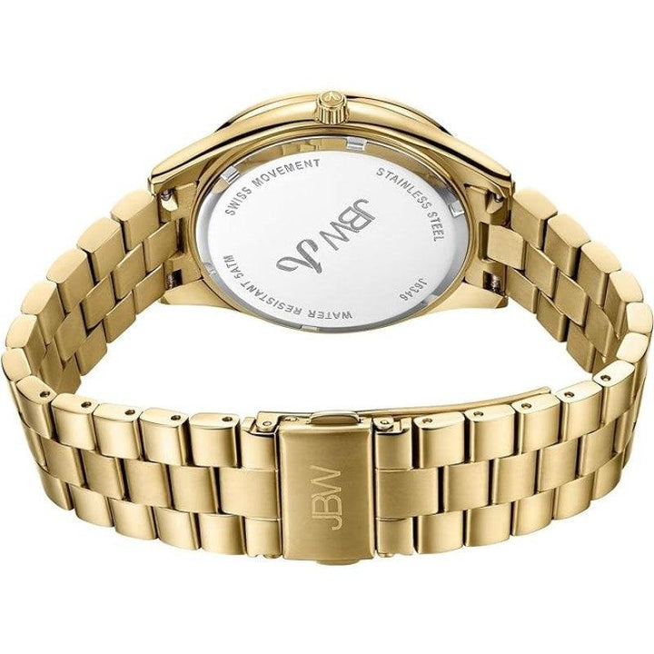 JBW Cristal 0.12 ctw Diamond 18k Gold-Plated Stainless-Steel Women's Watch - J6346A - Zrafh.com - Your Destination for Baby & Mother Needs in Saudi Arabia