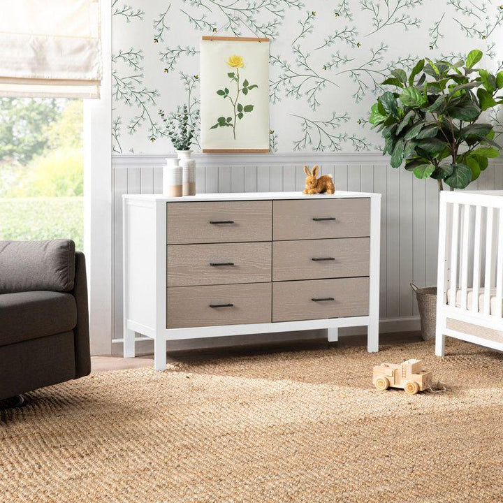 Kids Dresser: 128x46x84 Wood, Beige by Alhome - Zrafh.com - Your Destination for Baby & Mother Needs in Saudi Arabia