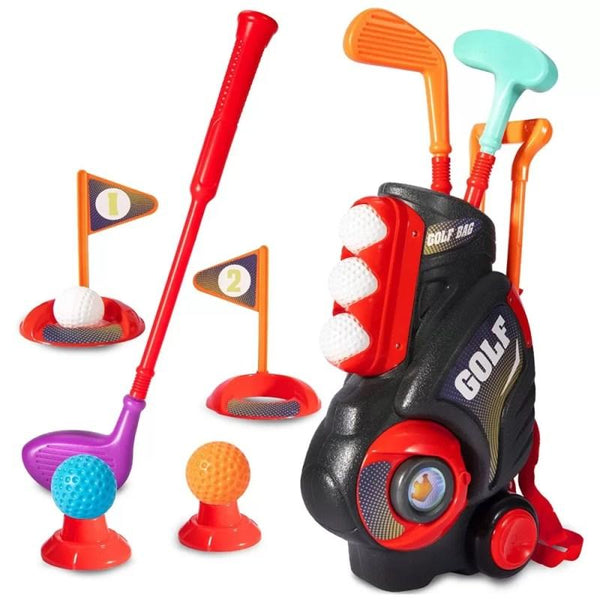 Little Story Kids Golf Kit With Mobility Cart - LS_GFST_MU - Zrafh.com - Your Destination for Baby & Mother Needs in Saudi Arabia