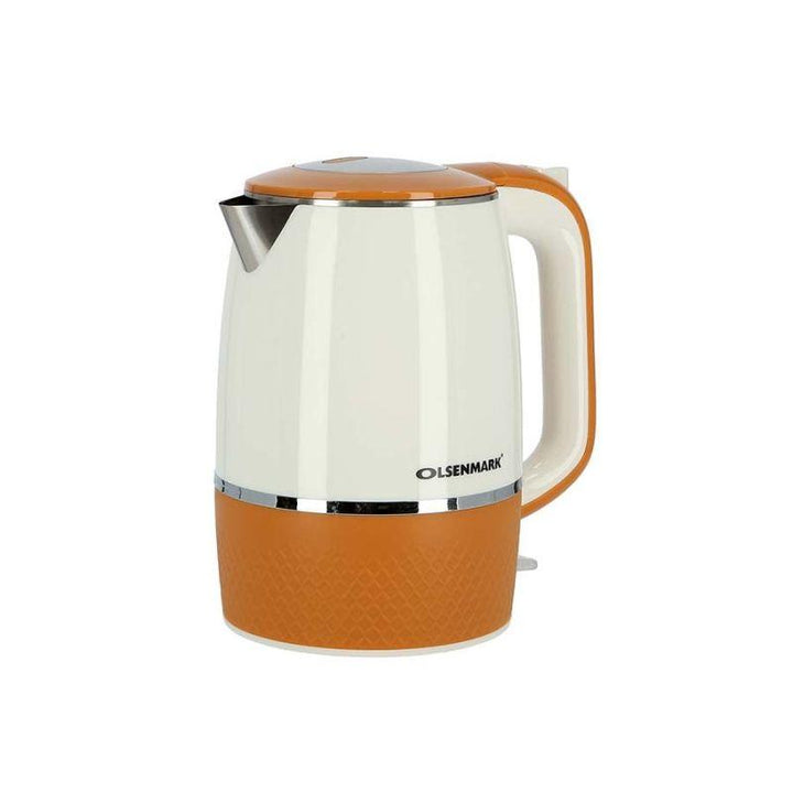 Olsenmark Electric Kettle - 2200 w - 1.7 L - White - Omk2284 - Zrafh.com - Your Destination for Baby & Mother Needs in Saudi Arabia
