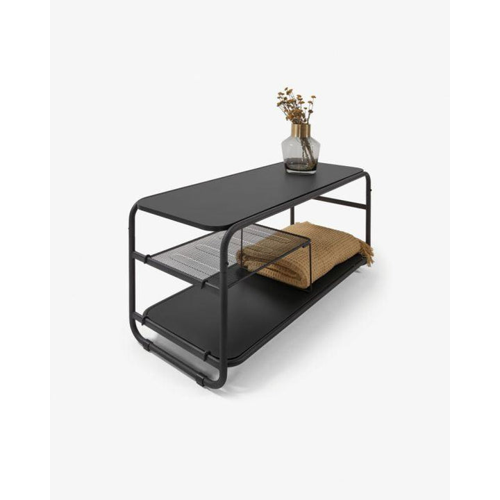 Black Engineered Wood Console - Size: 98x40x45 By Alhome - Zrafh.com - Your Destination for Baby & Mother Needs in Saudi Arabia