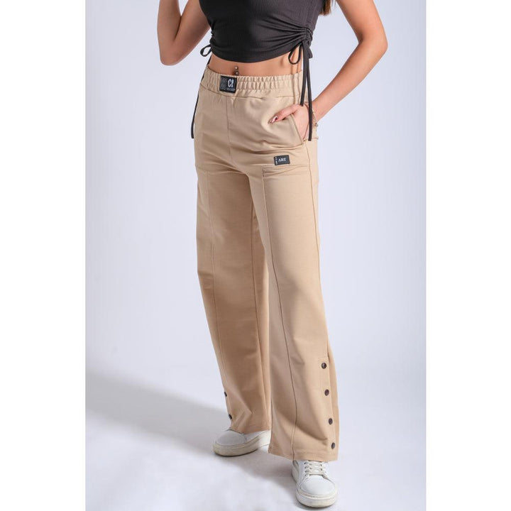 Londonella Women's Jogger Pants With Elasticated Waistband & Functional pockets - 100196 - Zrafh.com - Your Destination for Baby & Mother Needs in Saudi Arabia