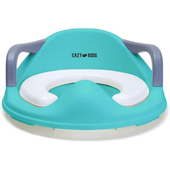 Eazy Kids Potty Trainer Cushioned Seat - Green - Zrafh.com - Your Destination for Baby & Mother Needs in Saudi Arabia