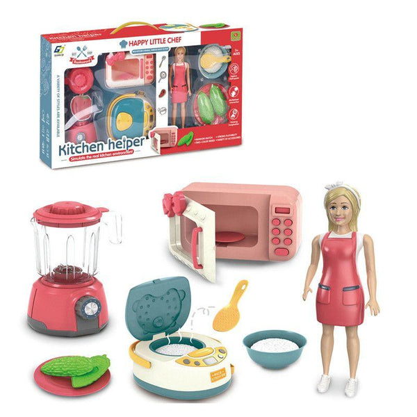 Baby Love Kitchen Tools Set with Doll - Zrafh.com - Your Destination for Baby & Mother Needs in Saudi Arabia