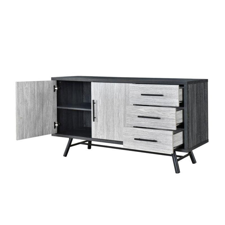 Contemporary Grey MDF Buffet by Alhome - 110113088 - Zrafh.com - Your Destination for Baby & Mother Needs in Saudi Arabia