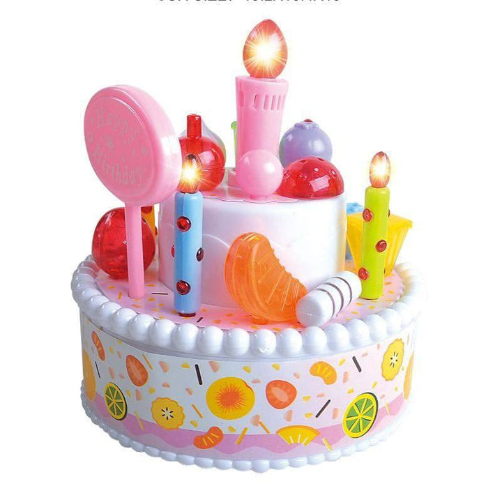 Yumyum Mini Birthday Cake With Batteries Multicolor - 73x37.5x61.5 cm - NF588-10 - ZRAFH