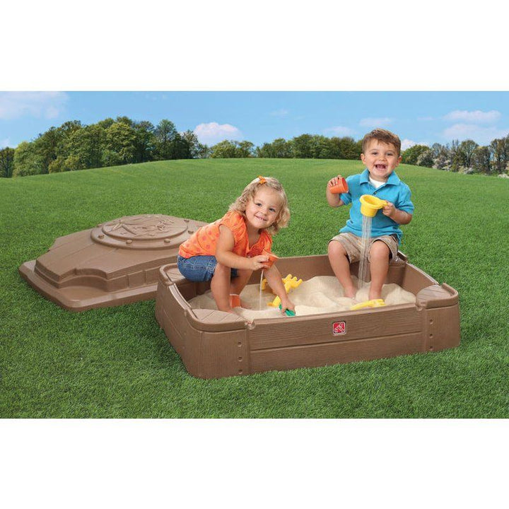 Step2 Sandbox For Play or Storage - Brown - Zrafh.com - Your Destination for Baby & Mother Needs in Saudi Arabia