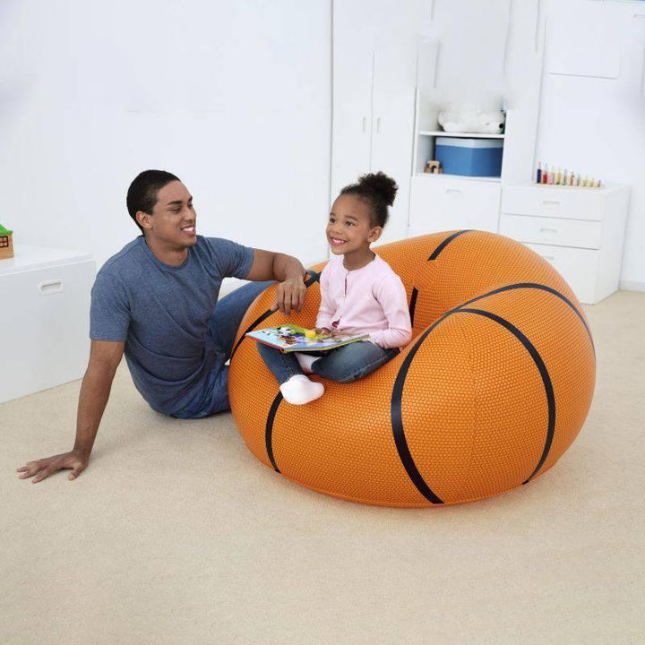 Beanless Basketball Chair From Bestway Multicolor - 26-75103 - ZRAFH
