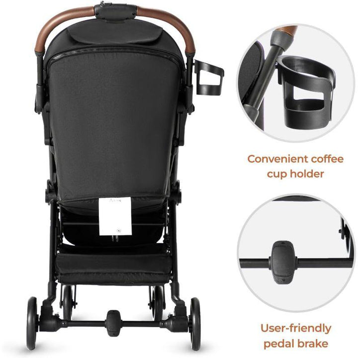 Teknum Travel EXPLORER 2 AutoFold Stroller - Black - Zrafh.com - Your Destination for Baby & Mother Needs in Saudi Arabia