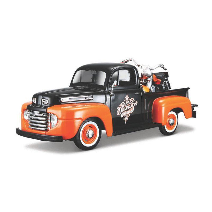 Maisto 1:12 Harley Davidson Trikes 2021 With Ford F1 Pick-Up Cvo Tri Glide - Zrafh.com - Your Destination for Baby & Mother Needs in Saudi Arabia