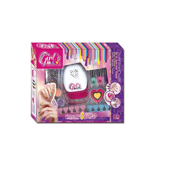 Family Center Fashionable Nails Set - 18-2376197 - ZRAFH