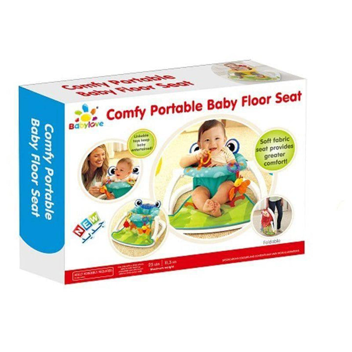 Comfy Portable Baby Floor Seat From Baby Love Green - 33-1419137 - ZRAFH