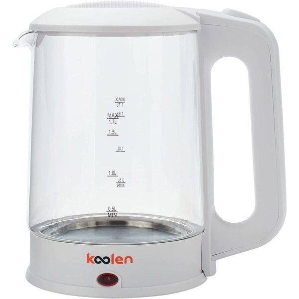 1.7L Glass Electric Kettle with LED Light – Bella Housewares