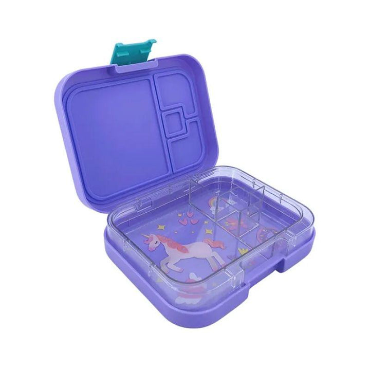 TinyWheel Bento 4 Compartments Lunch Box - Purple - Zrafh.com - Your Destination for Baby & Mother Needs in Saudi Arabia