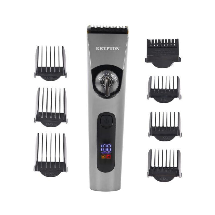 Krypton Professional Hair And Beard Trimmer 1 In 6 - Rechargeable - Silver - Zrafh.com - Your Destination for Baby & Mother Needs in Saudi Arabia