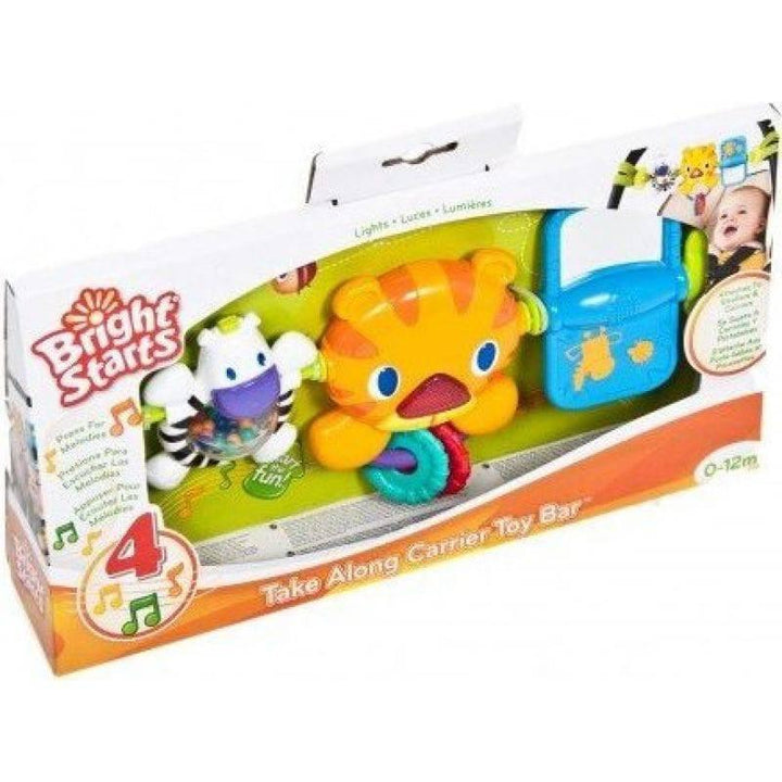 Bright Starts Take Along Carrier Toy Bar -Multicolor-9005 - ZRAFH