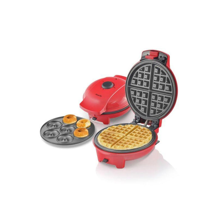 Saachi 2-in-1 Non-Stick Waffle and Donut Maker NL-2M-1545 - ZRAFH