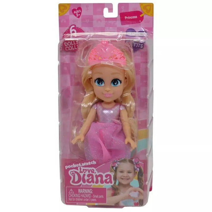 Headst Doll Love Diana princess - 15.5 cm- multicolor - ZRAFH