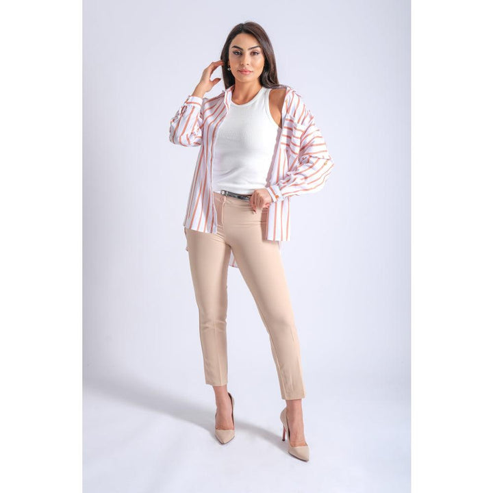 Londonella Women's Classic Mid-waist Skinny Pants - 100248 - Zrafh.com - Your Destination for Baby & Mother Needs in Saudi Arabia