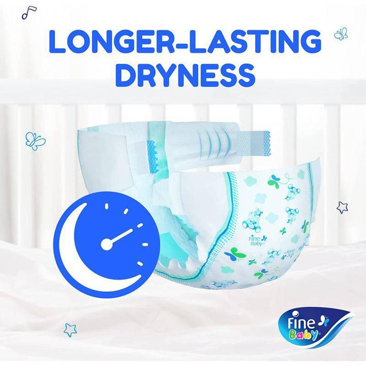 Fine Baby Diapers, Size 3, Medium 4-9 Kg, Pack, 52 Diapers with new and improved technology - ZRAFH