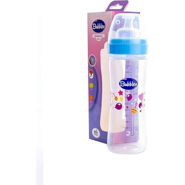 Bubbles Classic Feeding Bottle - 260 ml - 6 month - Zrafh.com - Your Destination for Baby & Mother Needs in Saudi Arabia