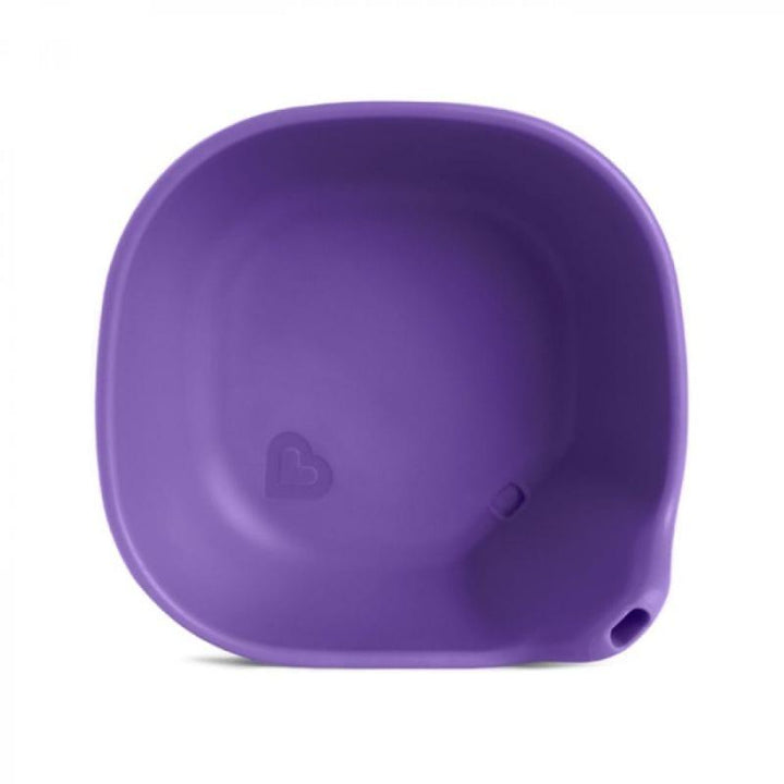 Munchkin Last Drop Silicone Toddler Bowl - Purple - ZRAFH