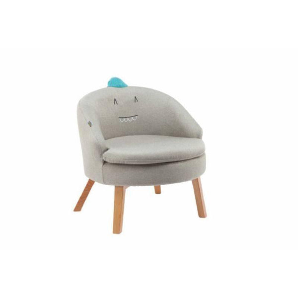 Children Furniture High Leg Sofa 58.5x38x58.5 cm By Baby Love - 33-005C-Grey - ZRAFH
