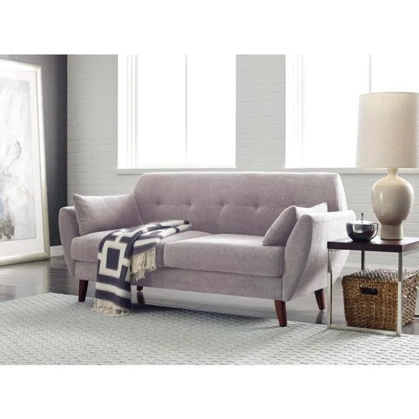 Contemporary Linen 3-Seater Sofa in Elegant Gray By Alhome - Zrafh.com - Your Destination for Baby & Mother Needs in Saudi Arabia