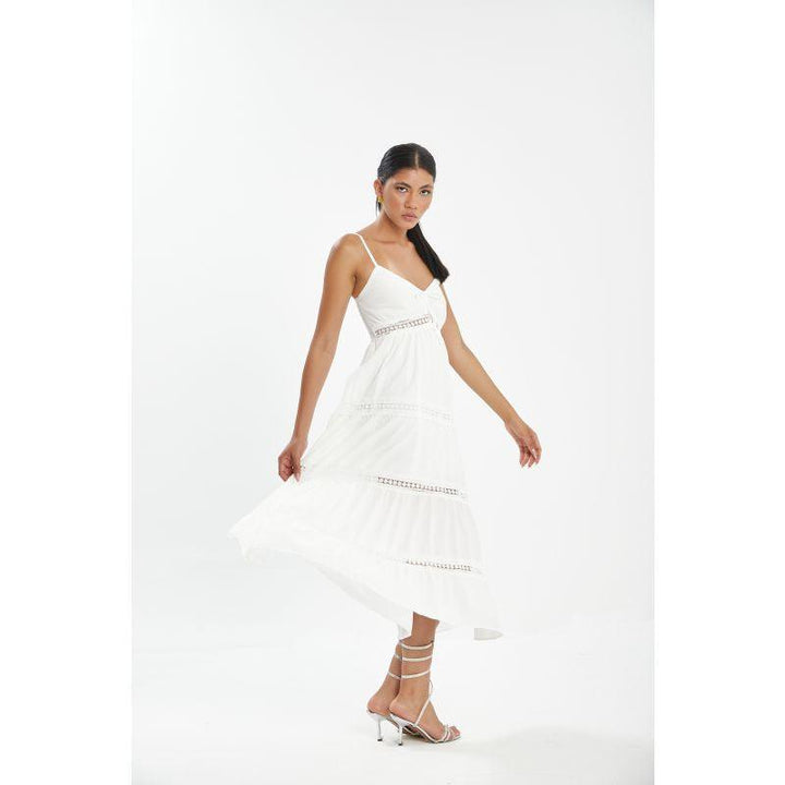 Londonella Women's Long Summer Dress With Straps - Zrafh.com - Your Destination for Baby & Mother Needs in Saudi Arabia