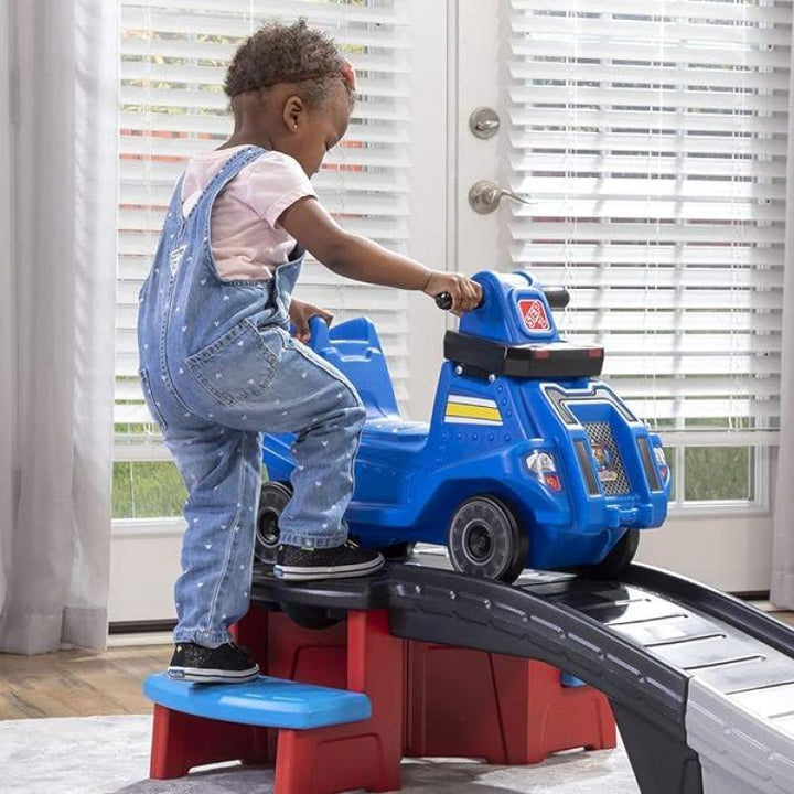 Step2 Roller Coaster Paw Patrol With Chase Adventure Cruiser - Blue - Zrafh.com - Your Destination for Baby & Mother Needs in Saudi Arabia
