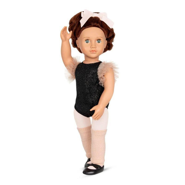 Battat Ballet Doll With Tulle Sleeves And Hair Bow - Kiera - Zrafh.com - Your Destination for Baby & Mother Needs in Saudi Arabia