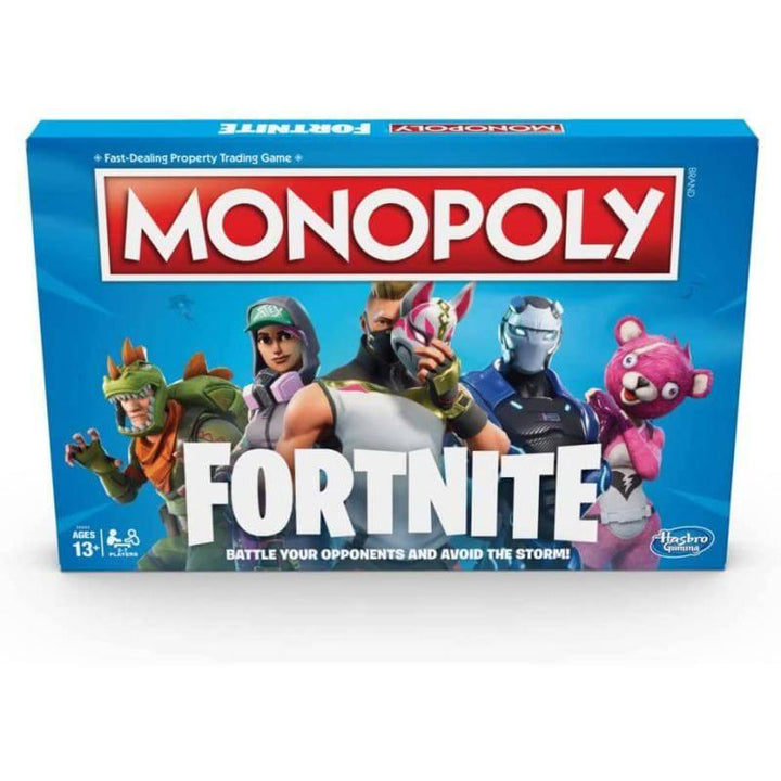 Monopoly: Fortnite Video Game Edition - Ages 13 and Up - 2-7 Players - ZRAFH