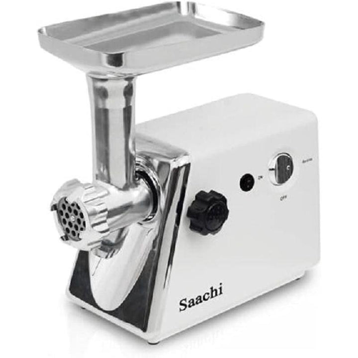 Meat Grinder With 3 Metal Cutting Plates - White - NL-MG-964 - TKNOGY