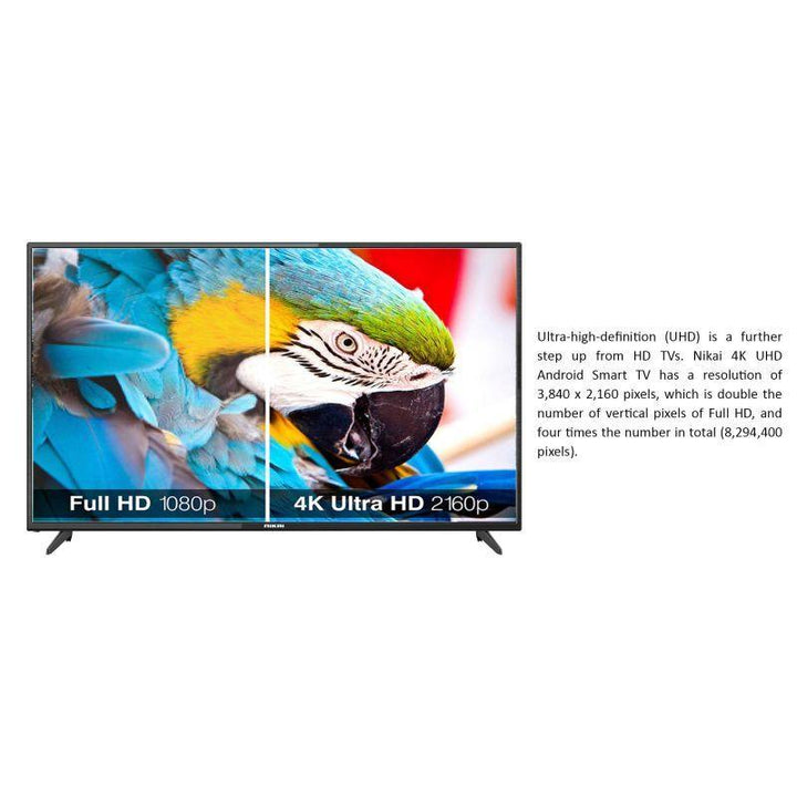 Nikai 50 Inch TV Smart Ultra HD 4K LED TV - UHD50SVDLED - TKNOGY
